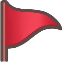 Flag Red Emoji